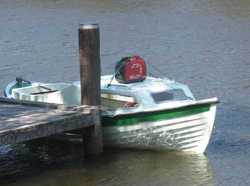 The Nordic at the river 'entrance' to the Myall Lakes National Park