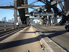  On the bridge bus lane.