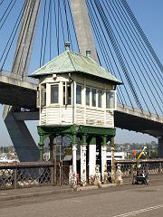  Glebe Island Bridge. Control cabin for the bridge.