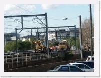 pict4477 * Between Kogarah and Carlton. Track laying machine is about to reach the underpass where it will be cut out. They actually finished up at this point for the day and dragged the machine back to Rockdale. * 2560 x 1920 * (2.44MB)