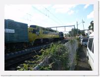 pict4482 * Between Kogarah and Carlton. Locomotives on the track laying support train. * 2560 x 1920 * (2.13MB)