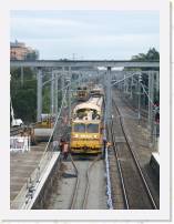 pict4505 * Carlton - Track laying machine is starting to run through the platform. * 1920 x 2560 * (849KB)