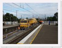 pict4507 * Carlton - Track laying machine is starting to run through the platform. * 2560 x 1920 * (2.38MB)