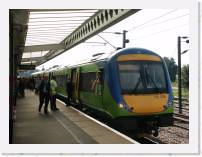pict5641 * (Great Britain, Peterborough), Peterborough station. The class 170 I caught from Cambridge. It was heading for Birmingham New St, a long cross country run. * 2560 x 1920 * (2.01MB)