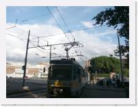 pict6821 * (Italy, Roma), Porta Maggiore. Narrow guage train crossing the tram routes. I think the light railway is 1500v, the railcars run of tramway 600 as they cross. * 2560 x 1920 * (820KB)