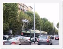 pict6825 * (Italy, Roma), Via Nomentana. Porta Pia. Trolley bus switching from battery to overhead supply. * 2560 x 1920 * (2.5MB)