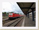 P9120889 * (Germany, Dresden), Hauptbahnhof. Note this train is departing the station. The locomotive is at the rear of the train. * (Germany, Dresden), Hauptbahnhof. Note this train is departing the station. The locomotive is at the rear of the train. * 3648 x 2736 * (2.3MB)