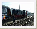 P9302097 * (Germany, Frankfurt), Hafenbahn. 'Harbour Railway'. Historische Eisenbahn train. Western yard. (Near Hauptbahnhof). Loco run around. * (Germany, Frankfurt), Hafenbahn. 'Harbour Railway'. Historische Eisenbahn train. Western yard. (Near Hauptbahnhof). Loco run around. * 3648 x 2736 * (2.25MB)