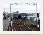 P9010123 * (England, Southend), Southend Pier. The two trains side by side at the middle passing loop. * (England, Southend), Southend Pier. The two trains side by side at the middle passing loop. * 3648 x 2736 * (2.33MB)