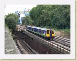 P9030227 * (England, London, Brompton Cemetery),  Clapham Junction bound mainline train about to cross the Wimbledon arm of the District Lines. * (England, London, Brompton Cemetery),  Clapham Junction bound mainline train about to cross the Wimbledon arm of the District Lines. * 3648 x 2736 * (2.15MB)